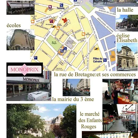 3p Baroque With Rooftop View Appartement Parijs