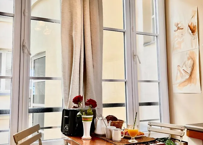 3p Baroque With Rooftop View Appartement Parijs